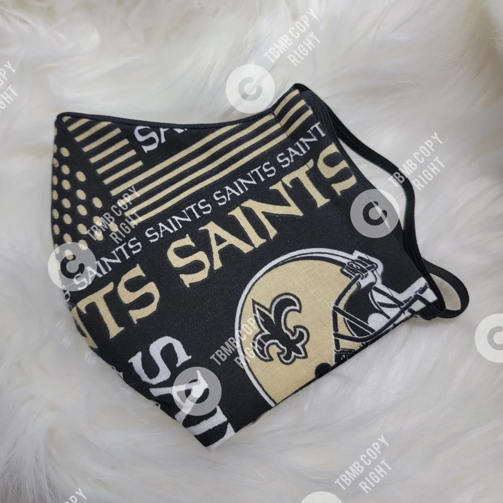 New Orleans Saints Face Mask Child Size